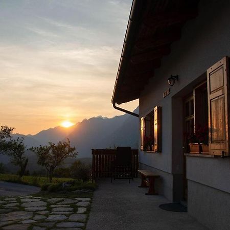 Apartma Burk Kobarid Bagian luar foto