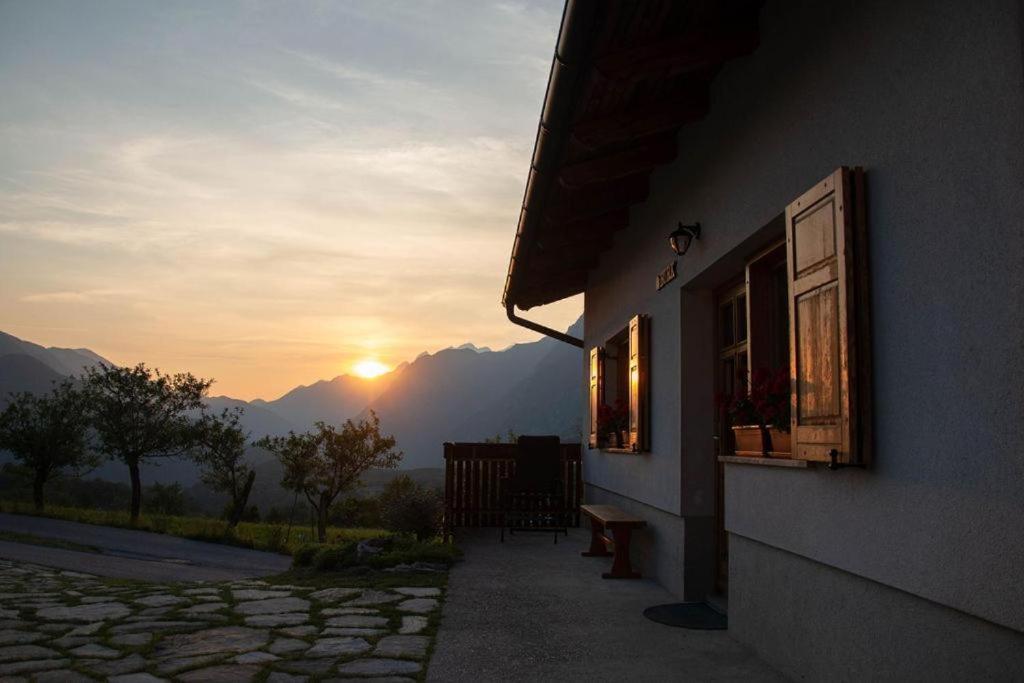 Apartma Burk Kobarid Bagian luar foto