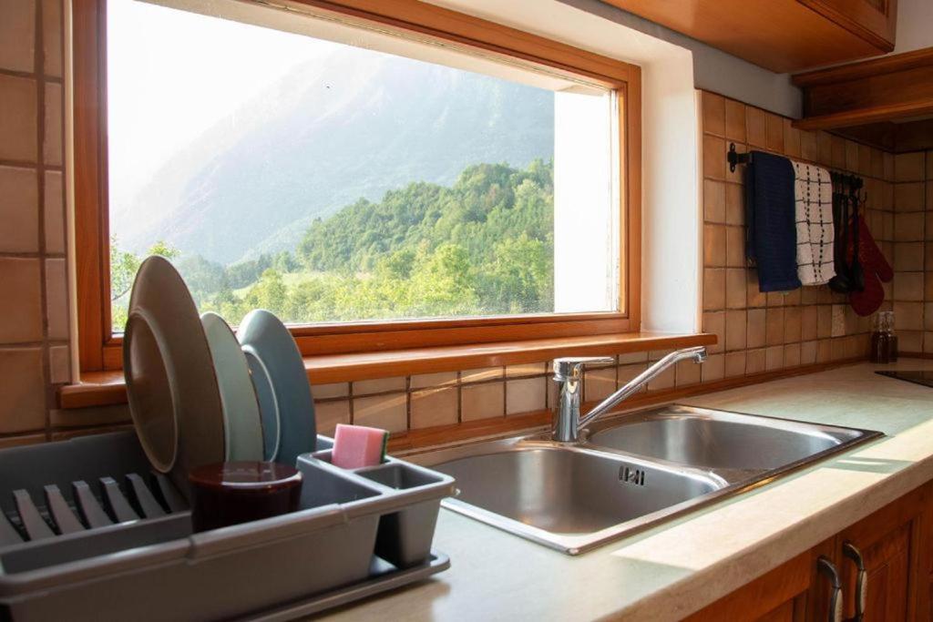 Apartma Burk Kobarid Bagian luar foto