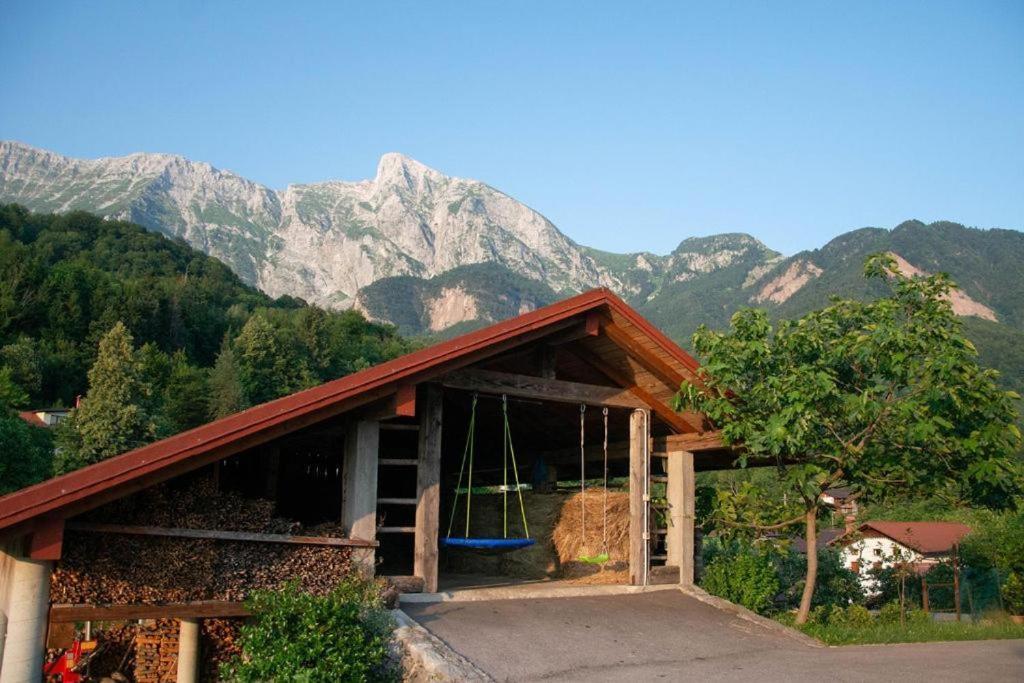 Apartma Burk Kobarid Bagian luar foto